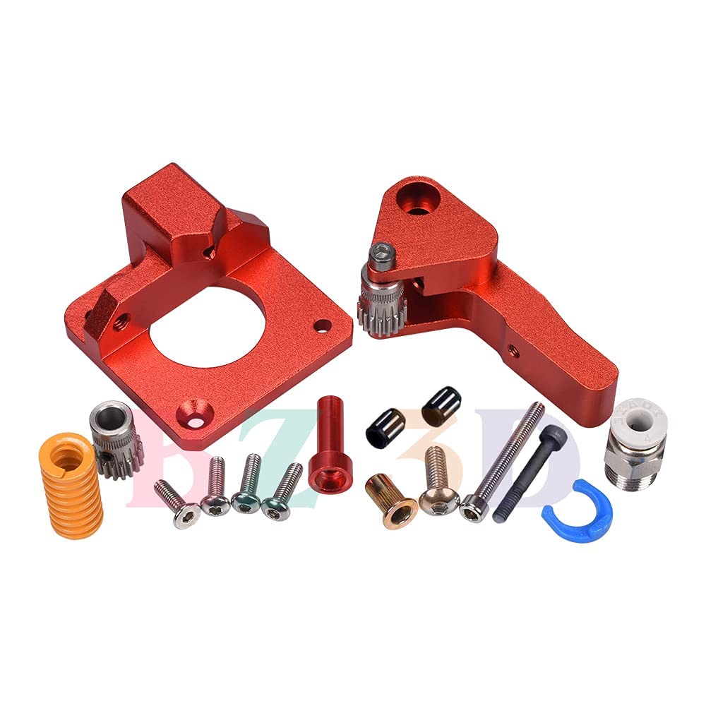 Bz 3D Ender 3 Dual Gear Extruder,Dual Drive Metal Extruder For Ender 3 V2/Pro/Ender 5/Plus/Cr 6 Se/Ender 3 Neo/Max Neo/Cr10/10S/