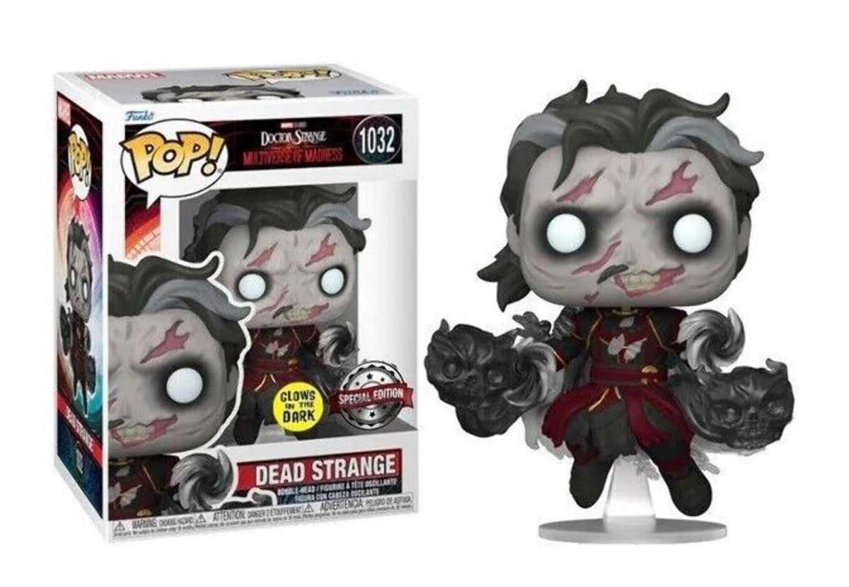 Doctor Strange In The Multiverse Of Madness Pop! Movies Vinyl Figur Dead Strange (Glow In The Dark) 9 Cm