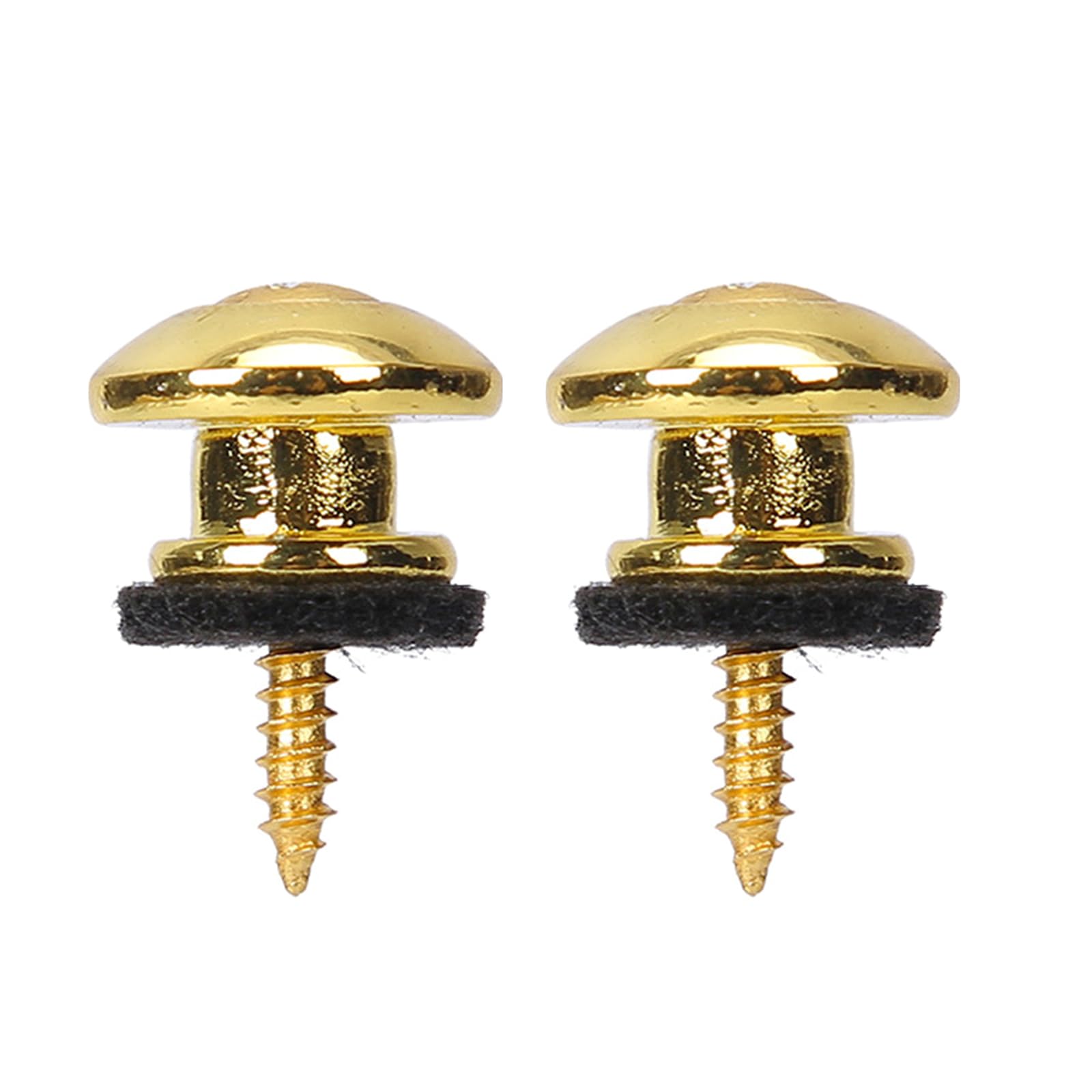 2 Pcs Guitar Strap Lock Buttons Metal End Pins Security Straplocks Belt Buckle Retainer For Guitar Bass Ukulele