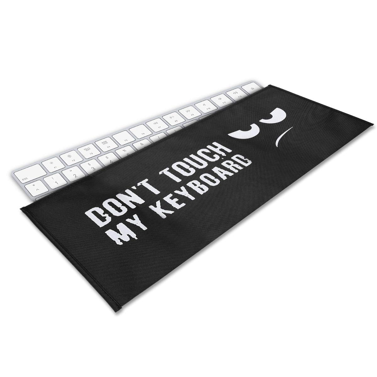 Kwmobile Keyboard Cover Compatible With Universal Keyboard (L)   Dust Cover Pc Keyboard Fabric Case   Don'T Touch My Keyboard