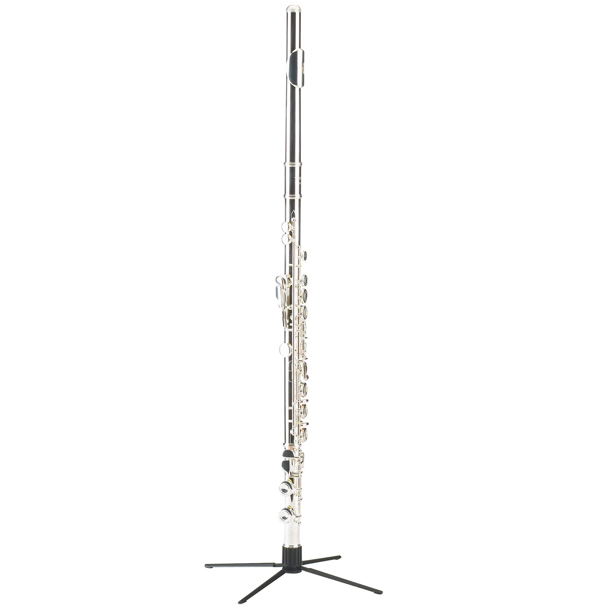 K&M   Konig & Meyer 15232.000.55   Flute 4 Leg Stand   Professional Grade For All Musicians   Lightweight & Compact   Suitable For Bass, Bohm & Cross Flutes   Stable Secure Base   German Made   Black