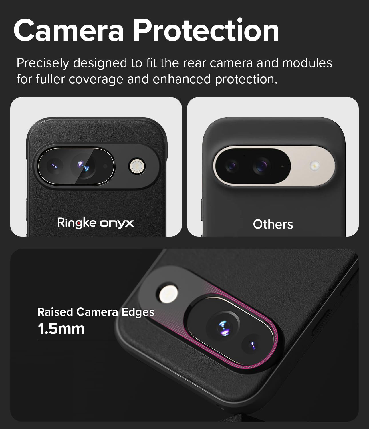 Ringke Onyx [Compatible With Magsafe] Designed For Google Pixel 9 Case, Anti Fingerprint Technology Prevents Oily Smudges Non Sl