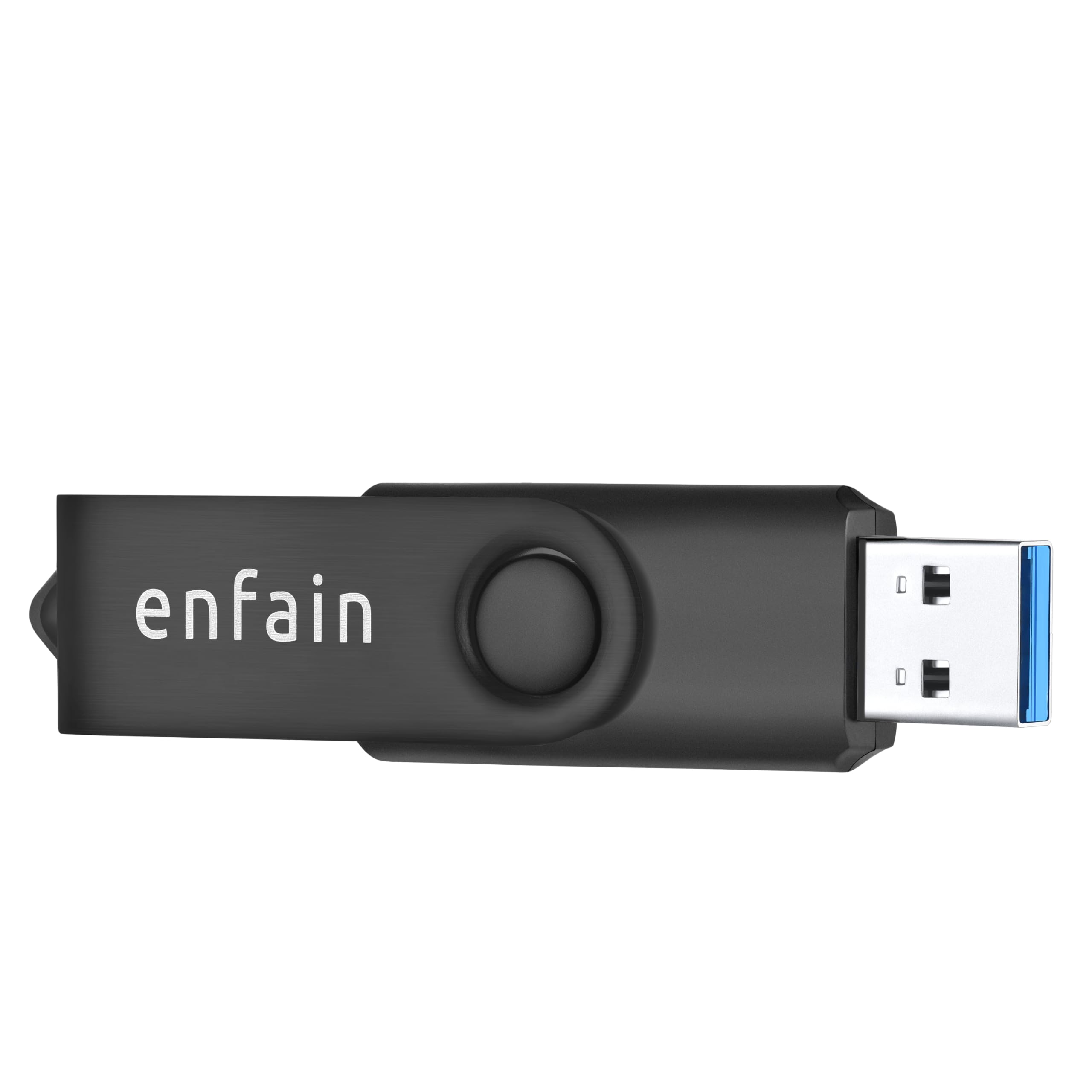 Enfain 10 Pack Of 32Gb Usb 3.0 Flash Drives Write Speed Up To 25Mb/S Read Speed Up To 90Mb/S (All Black)