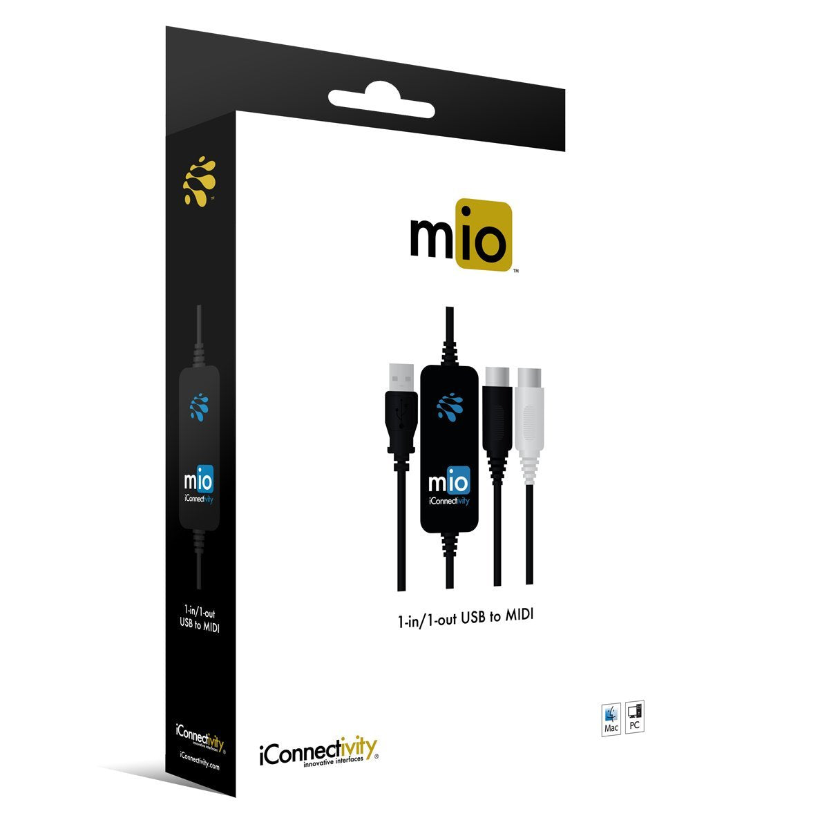 Iconnectivity Mio 1-In 1-Out Usb To Midi Interface For Mac And Pc