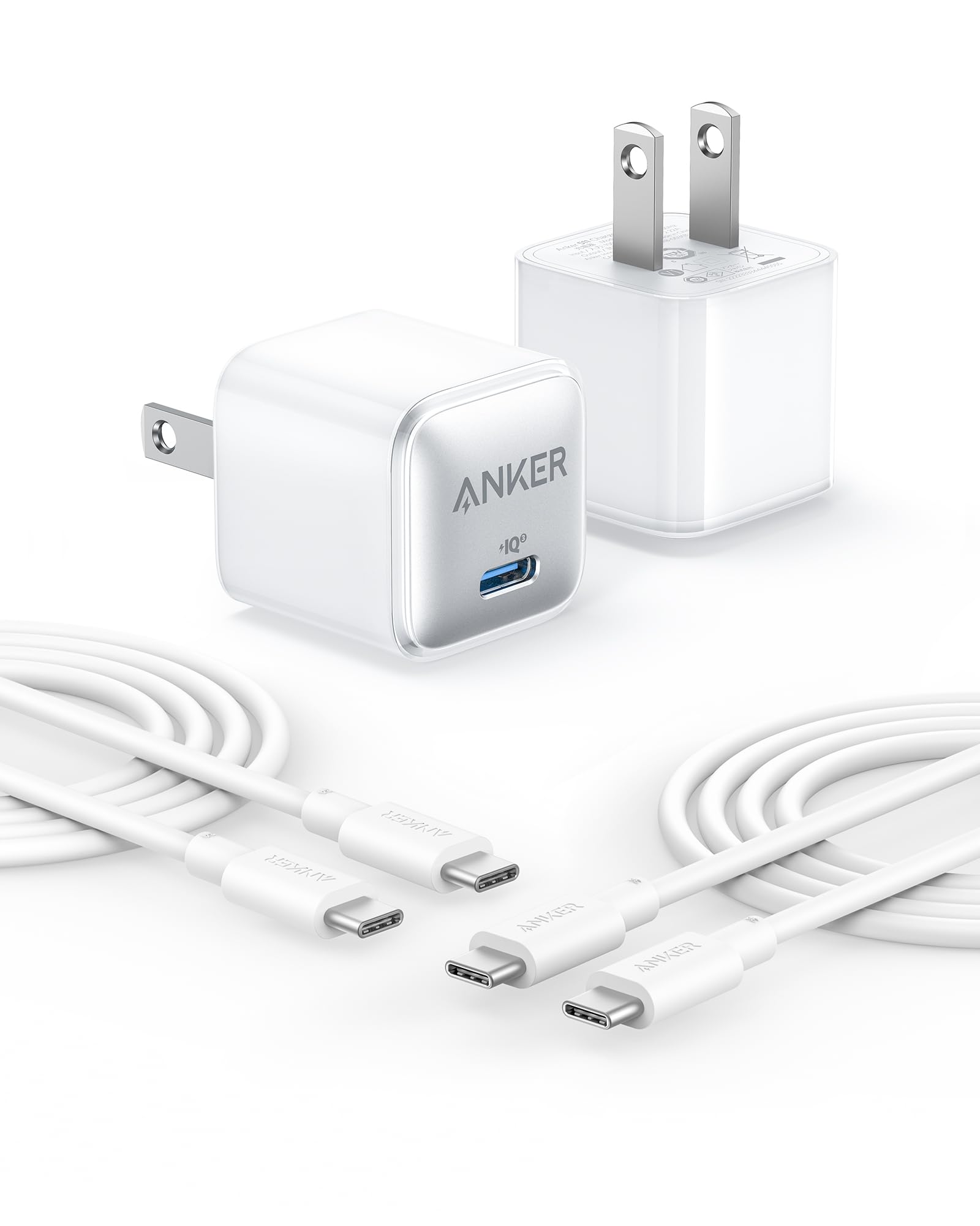 Anker Usb C Charger Block 20W, 511 Charger (Nano Pro), Piq 3.0 Compact Fast Charger For Iphone 16/16 Plus/16 Pro/16 Pro Max, 15/
