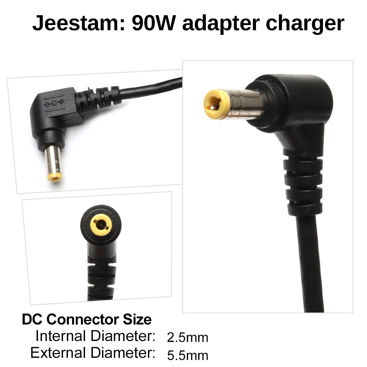 90W Ac Laptop Adapter Charger For Asus K52F K53E K55A K55N U56E X550 X550Ca X550L X550La X551C X551Ca X551M X551Ma X551Mav X751Ma Adp 65Jh Bb Exa0703Yh Adp 65Gd B Power Supply Cord