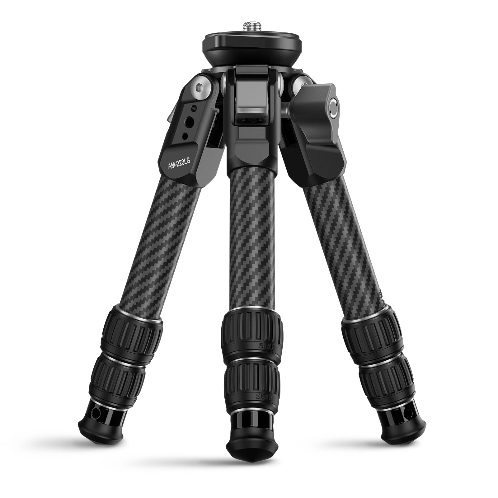 SIRUI Carbon Fiber Mini Tripod with Bowl Base, 33lbs Max Load, Ultra-Lightweight 1.63lbs, 8.82in Folded, 360 Panorama & 15 Tilt 