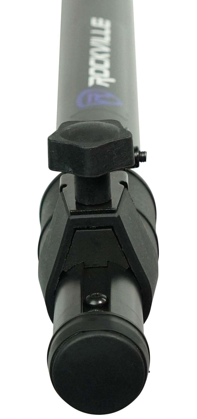 Rockville Gaspole-B M20 Threaded Air Assist Subwoofer-Speaker Pole Mount Stand, 33.5-55 Adjustable Height, 140 Lb Capacity, 35Mm