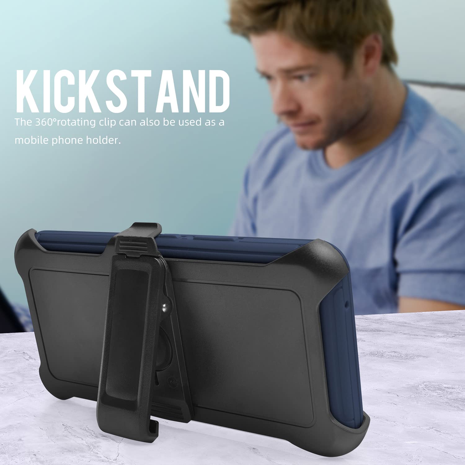 Galaxy A33(2022) Belt Clip Holster Case,[Military Grade Drop Protection] Protective Rugged Heavy Duty Case, Water Resistance Sho