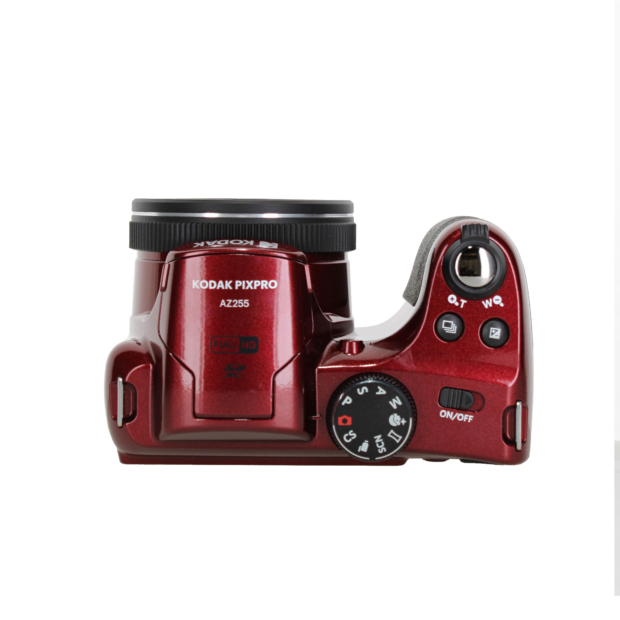 Kodak Pixpro Az255 Digital Camera In Red (Az255Rd) Bundle Including: 128 Gb Memory Card, Rechargeable Batteries, Case, Flexible