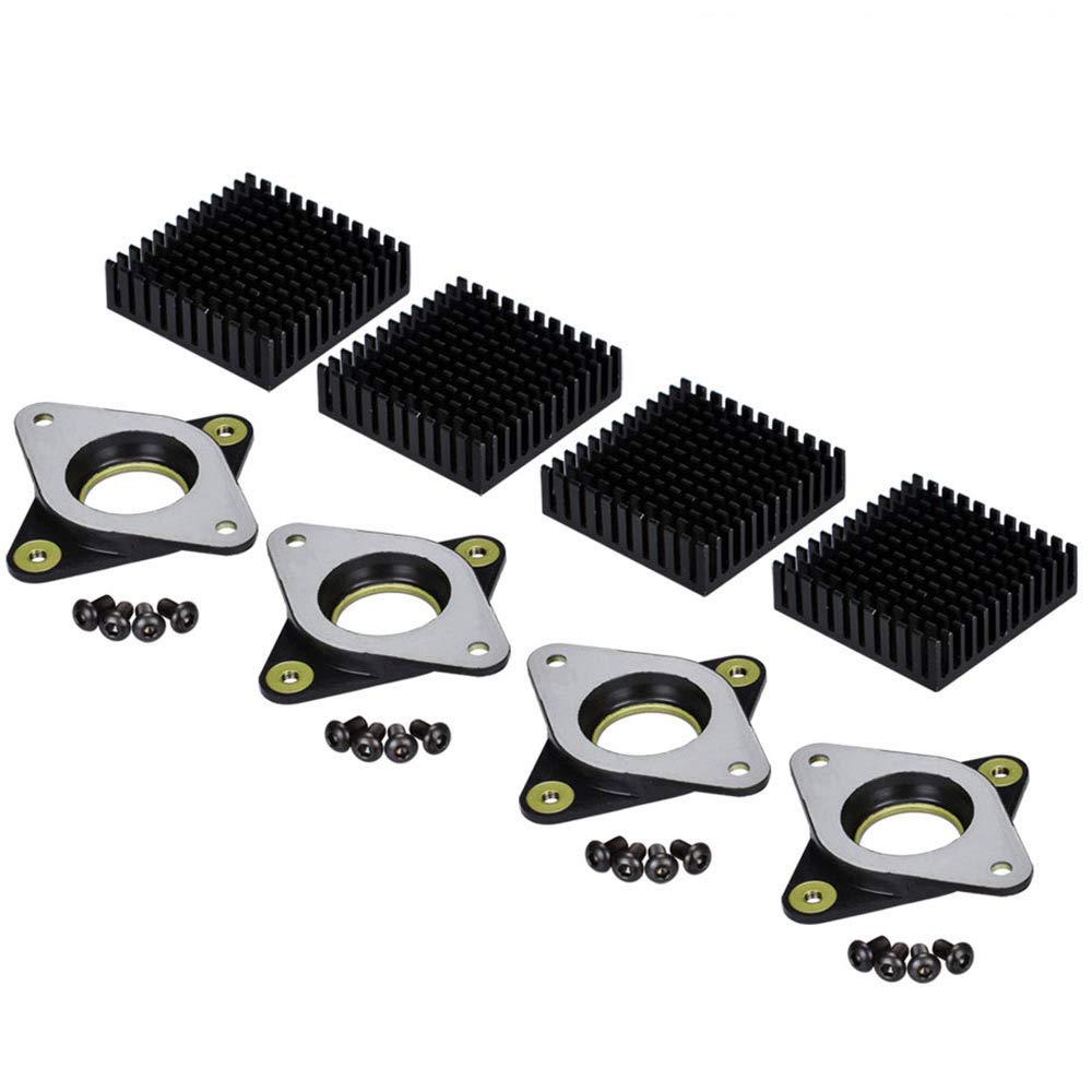 Bigtreetech Nema17 Damper Stepper Motor Steel And Rubber Vibration Dampers With M3 Screw For Creality Cr 10, Cr10S, Ender 3 And