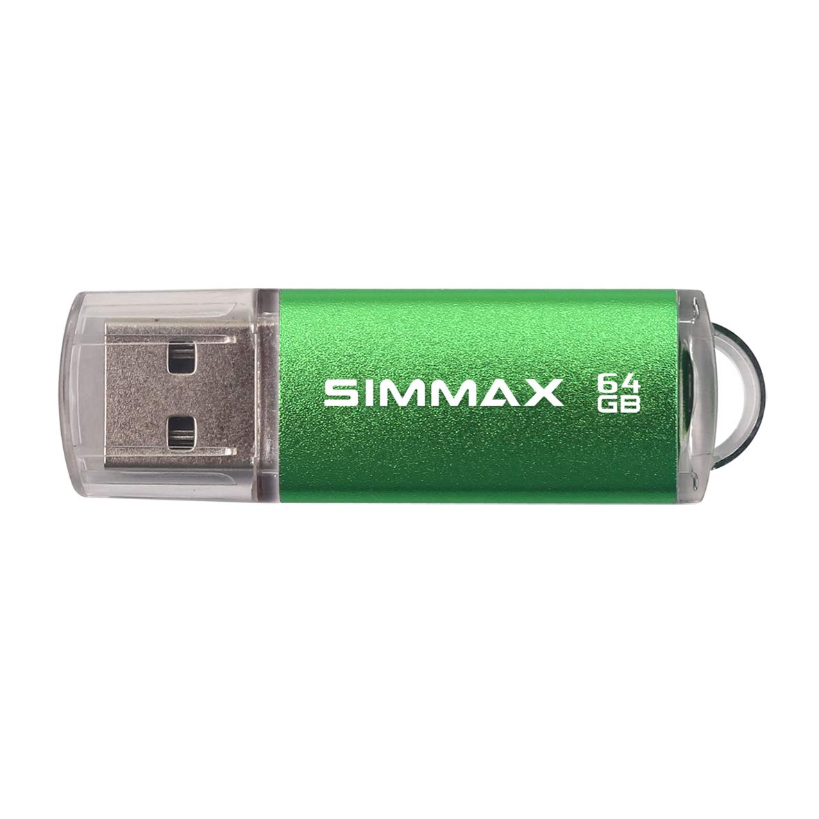 Simmax Flash Drive 2 Pack 64Gb Usb 2.0 Flash Drives Thumb Drive Memory Stick Pen Drive With Led Indicator (Blue Green)