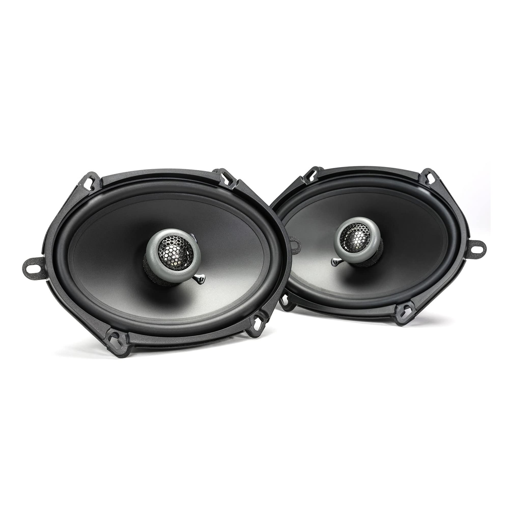 Mb Quart Fkb168 Formula Car Speakers (Black, Pair)     5X7 6X8 Inch Coaxial Speakers, 50 Watt, 2 Way Car Audio, Internal Crossov