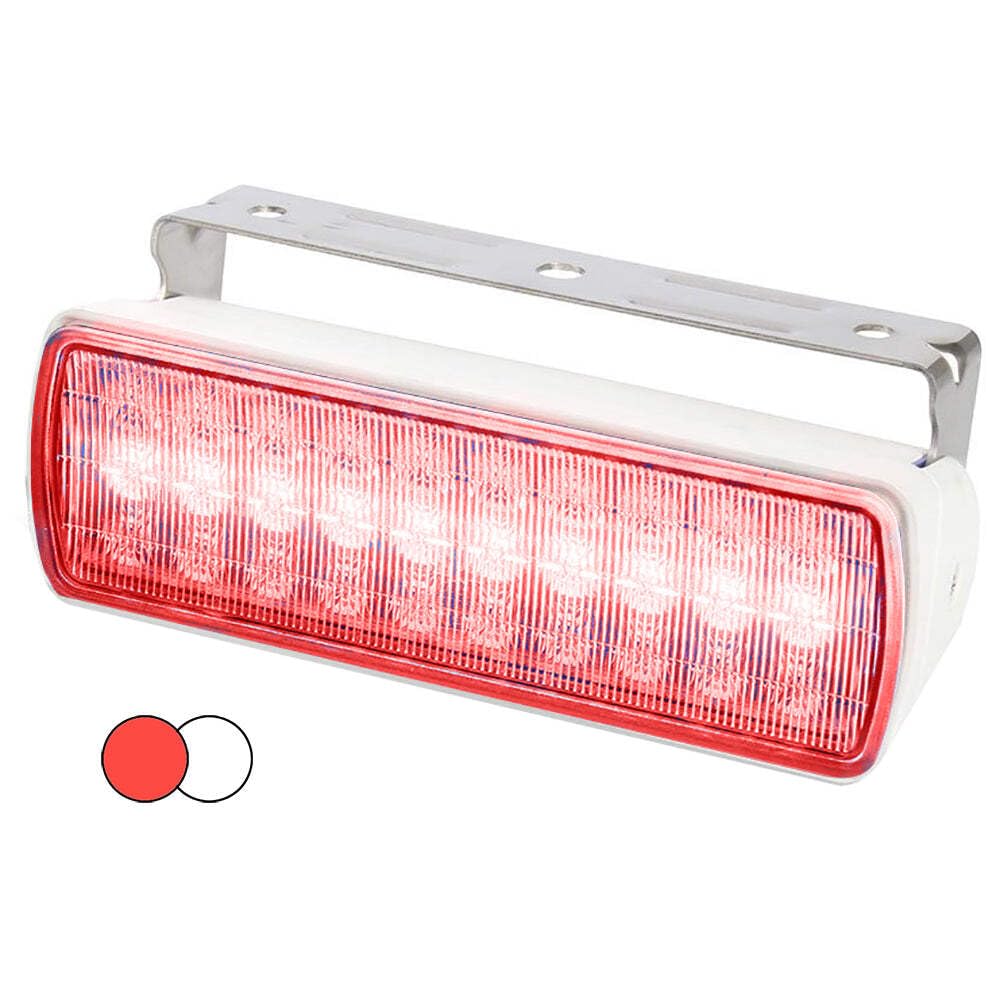 Hella Marine Sea Hawk Xl Dual Color Led Floodlights - Red/White Led - White Housing,WBEEAB07J4N5XHH