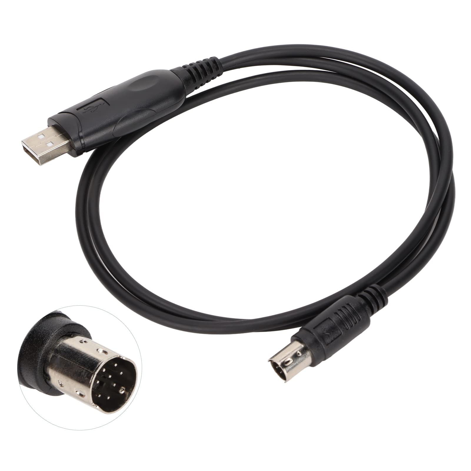 8 Pin Din Male Serial To Usb Adapter, Ct 62 Cat Cable For Yaesu Radio Ft 100D Ft 817 Ft 857 Ft 897 Usb Programming