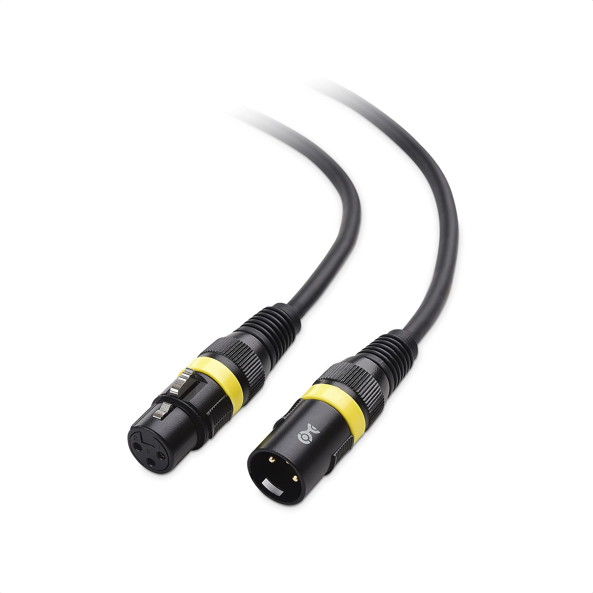 Cable Matters 2 Pack 22Awg Stage Light Dmx Cable 3 Ft / 0.9M With 3 Pin Xlr Connector