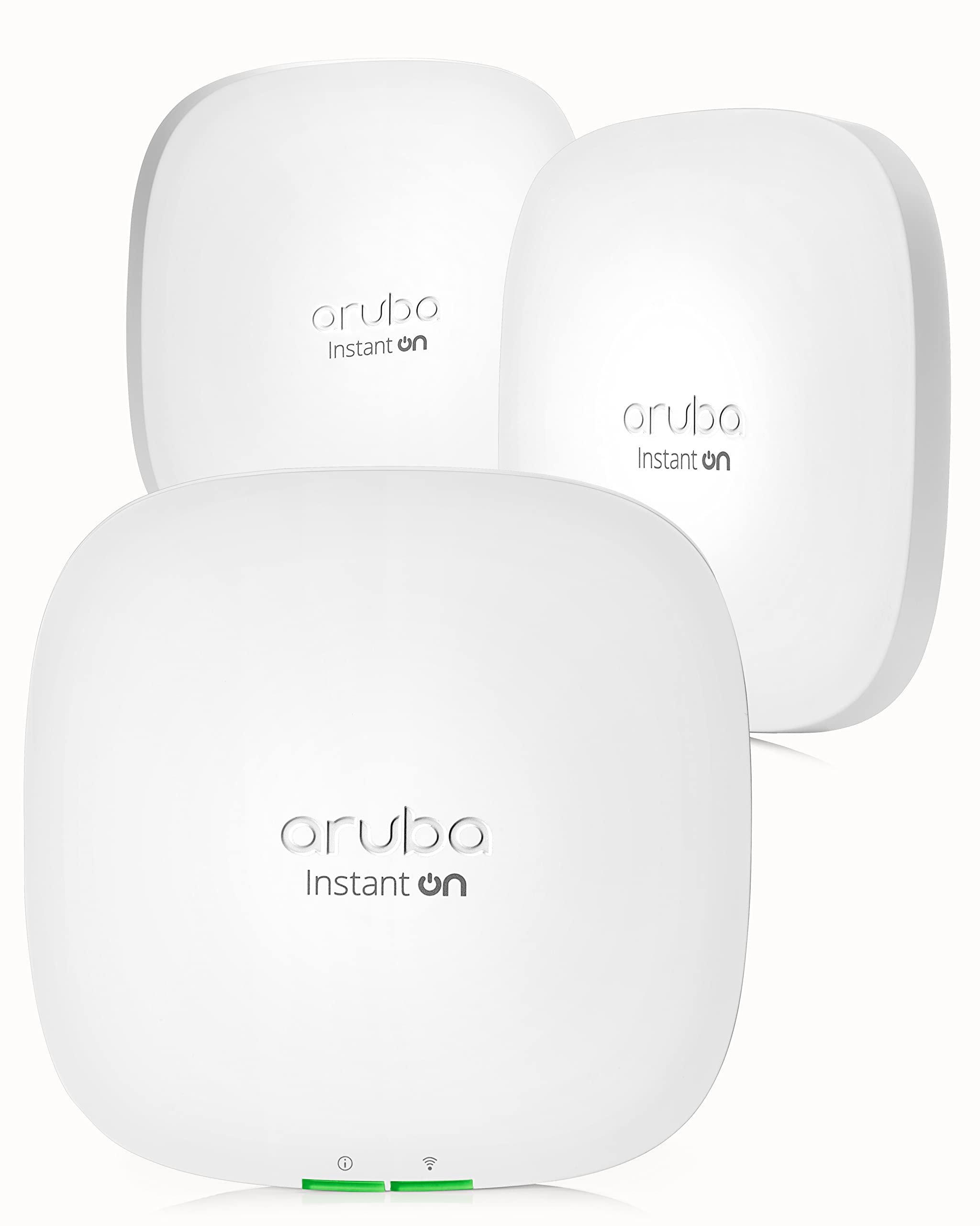 Hpe Networking Instant On Access Point Ap22 2X2 Wifi 6 Indoor Wireless Access Point (3 Pack) | Long Range, Secure, Smart Mesh Support | Power Source Not Included | Us Model (R4W01A 3Pack)