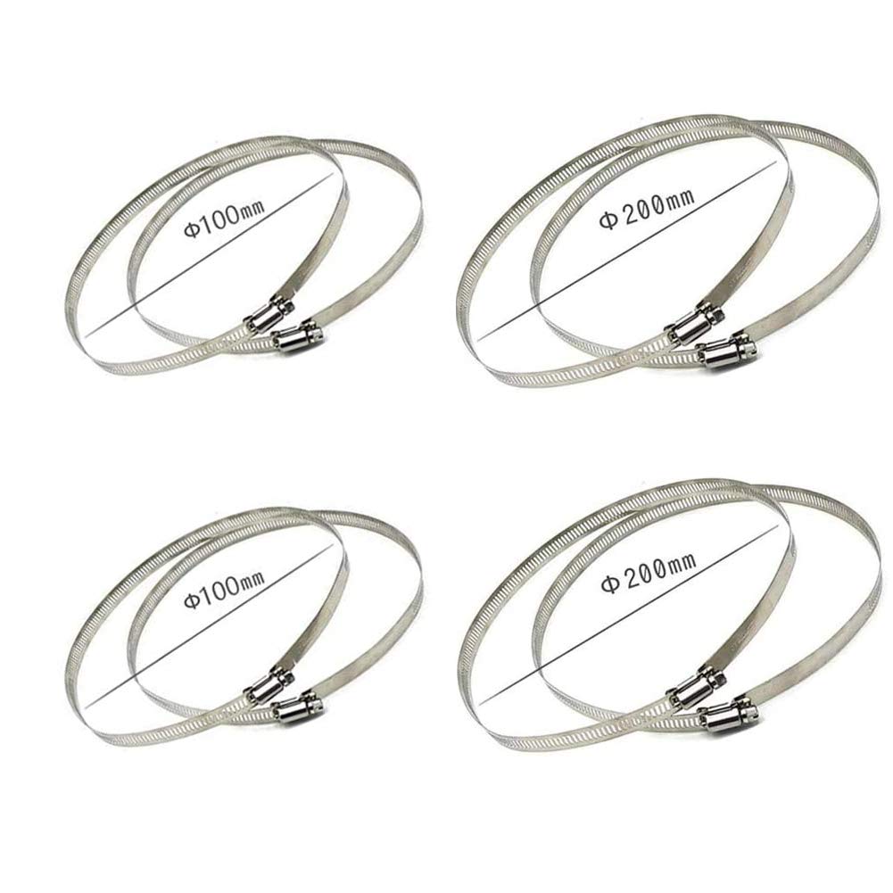 Fox Baby Universal Vertical Pole Mounting Bracket For Cctv Security Camera Ptz Dome, Wall Mounting Loop Bracket With 8 Loops (2