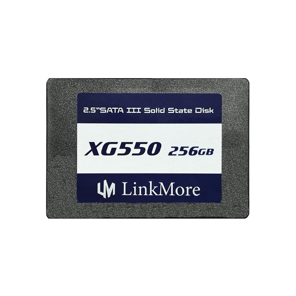 Linkmore Xg550 256Gb 2.5    Sata Iii (6Gb/S) Internal Ssd, Solid State Drive, Read Speed Up To 540Mb/S, 2.5 Inch For Laptop And