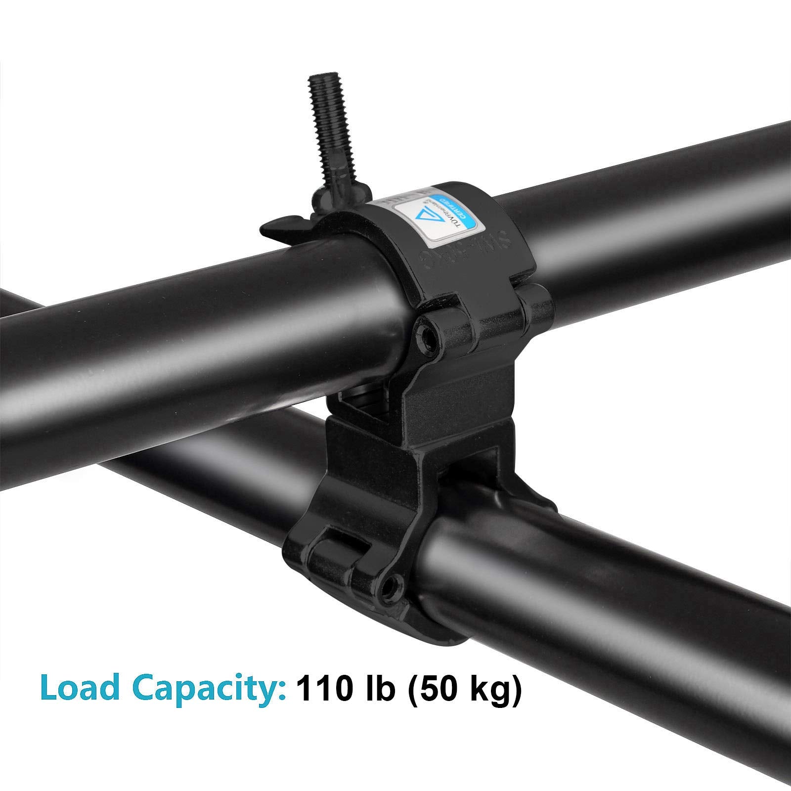 Heneng 5 Pcs Dual 360 Degree Swivel Clamp For F24 Truss, Fits 1 1/4 '' 1 3/8 '' (32 35Mm) Pipe, Max Load 110Lbs, Tuv Certificate