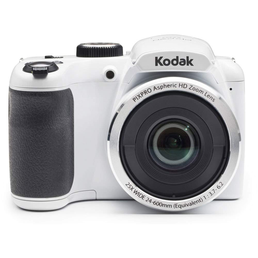 Kodak Pixpro Az252 Astro Zoom 16Mp Digital Camera (White) Bundle With 16Gb Sd Card And Case (3 Items)