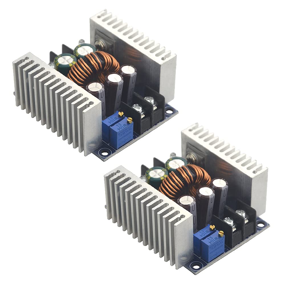Xingyheng 2Pcs 20A 300W High Power Buck Converter Module Dc 6 40V To Dc 1.2 36V Adjustable Constant Voltage Constant Current Pow