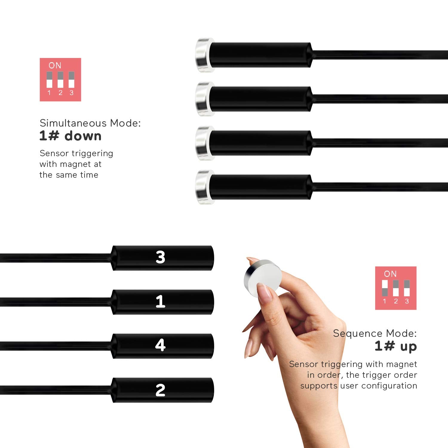 Bearhoho Escape Room Props Put Magnet Sensor In Right Order To Release Lock Control 12 Em Lock For Exit Room Owner