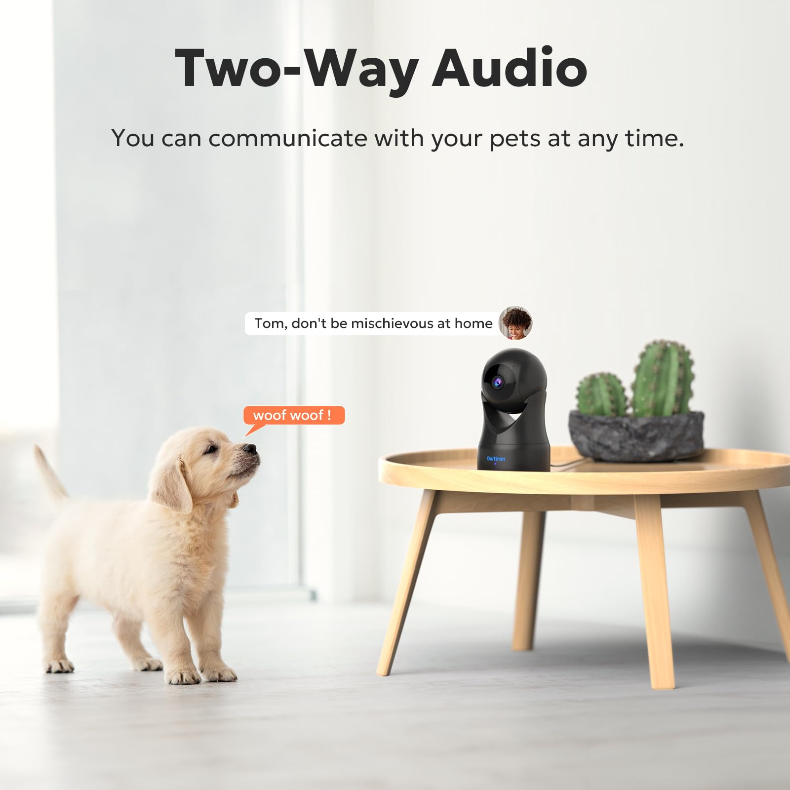 Indoor Security Camera 2K, Owltron 360 Camera For Home Security With Motion Detection, Baby Monitor Camera With Phone App, 2.4G