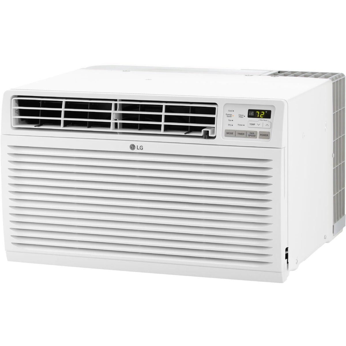 Lg 11,800 Btu Through The Wall Air Conditioner, 115V, Cools Up To 530 Sq. Ft. For Bedroom, Living Room, Apartment, With Remote,