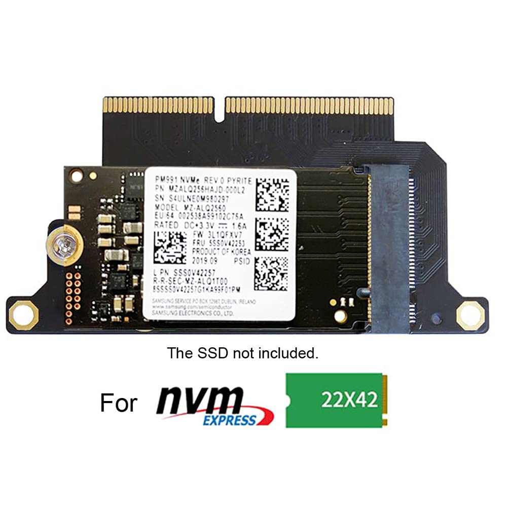Nfhk M.2 Ngff M Key Nvme Ssd Convert Card Fit For Mac Pro 2016 2017 13'' A1708