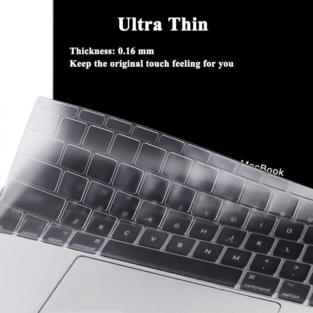Tpu Ultra Thin Keyboard Cover Skin For Macbook Air 13 Inch With M1 Chip Model A2337 Touch Id & Retina Display Model A2179 2020 R