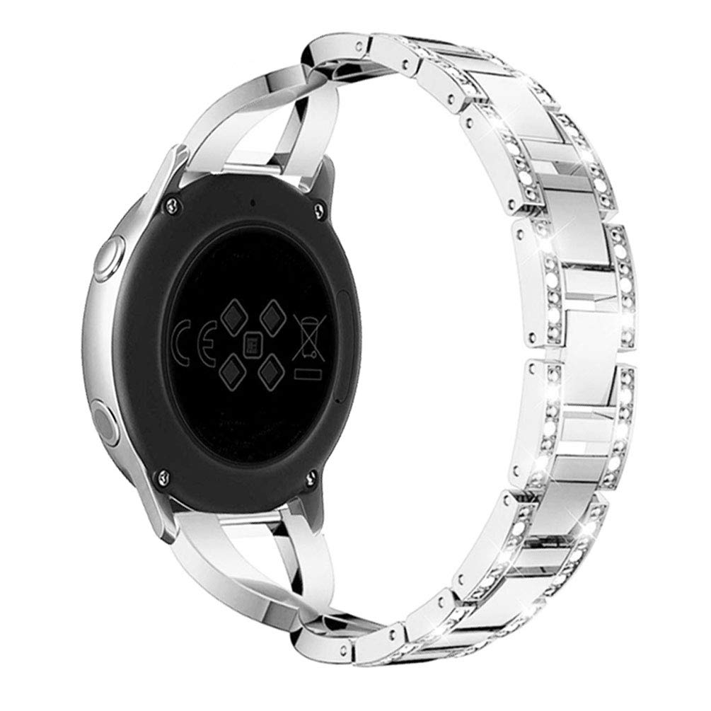 Sankel Compatible For Samsung Galaxy Watch 54Galaxy Watch Active 2 40Mm44Mm Bands,Women 20Mm Metal Replacement Bracelet Strap Wr