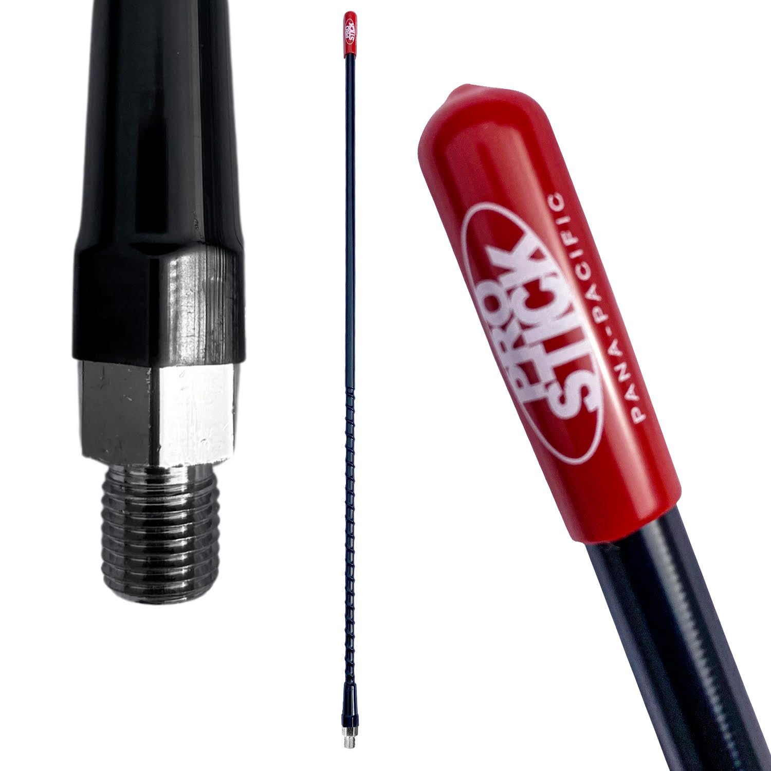 Prostick 2 Foot Fiberglass 1000 Watt   Black Cb Radio Antenna