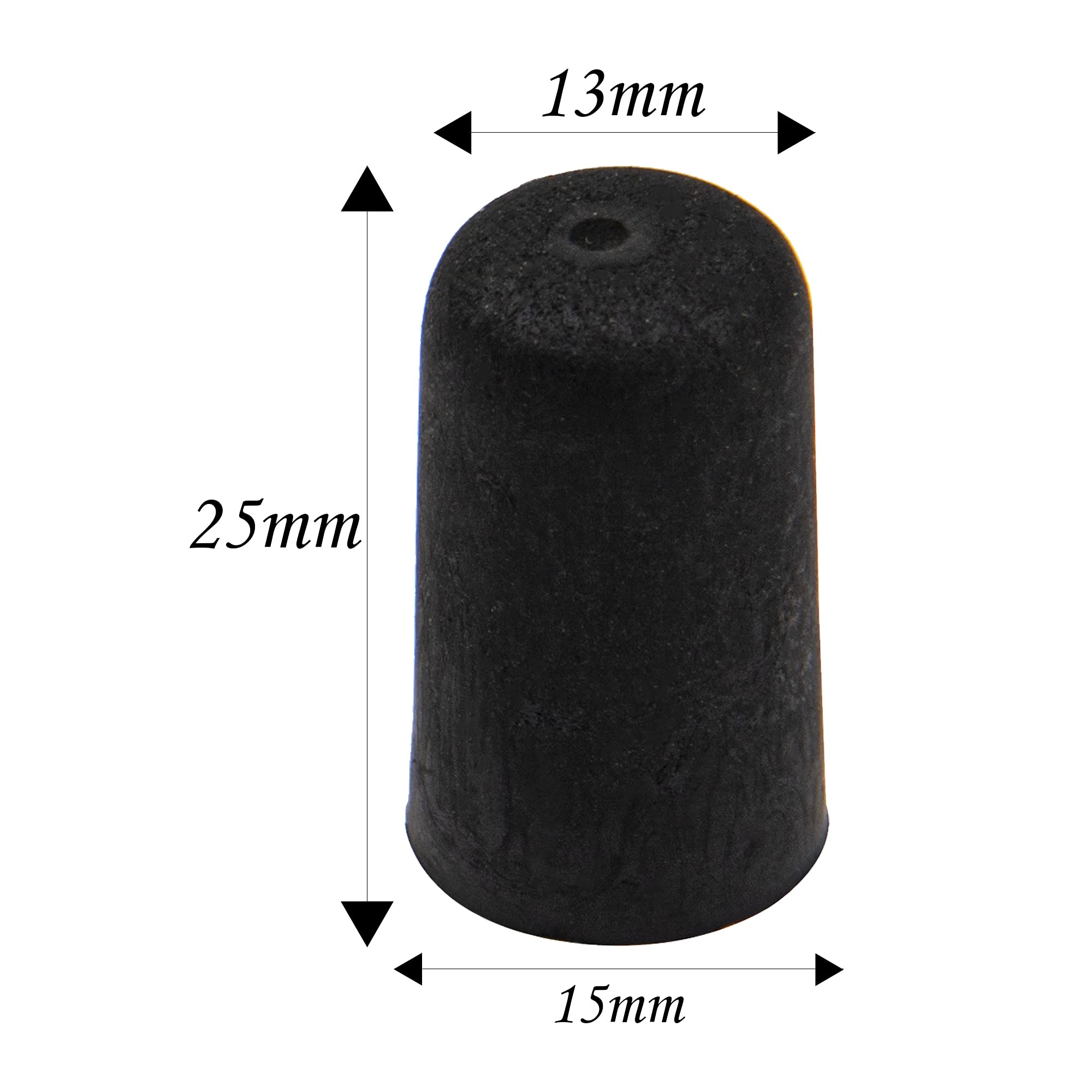 8Pcs Yootones Cello Endpin Rubber Tip Double Bass Endpin Rubber Tip Stopper Protector End Cap Compatible With Accessory Instrume