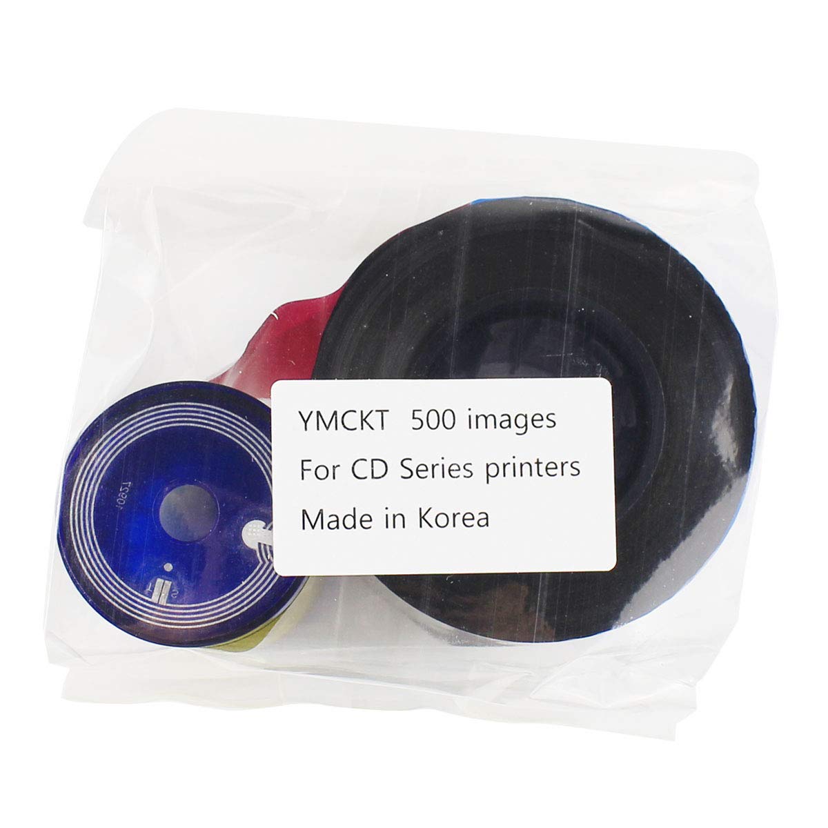 535000 003 Color Ribbon Kit For Datacard Cp40 Cp60 Cp80 Card Printer, Ymckt 500 Images (Ymckt)