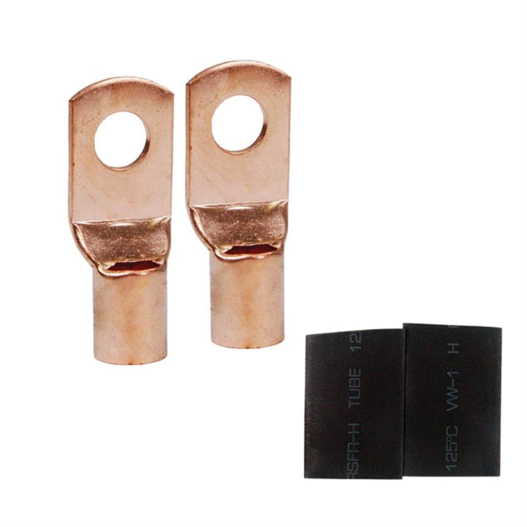 Nippon 4 Gauge Copper Ring Tongue Terminal #14 2In. X 2In. X 1In.