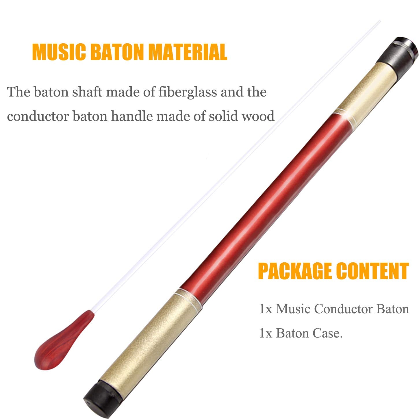 Baton Sticker Orchestra Music Band Conducting Baton Orchestra Baton Rosewood Handle Baton With ...