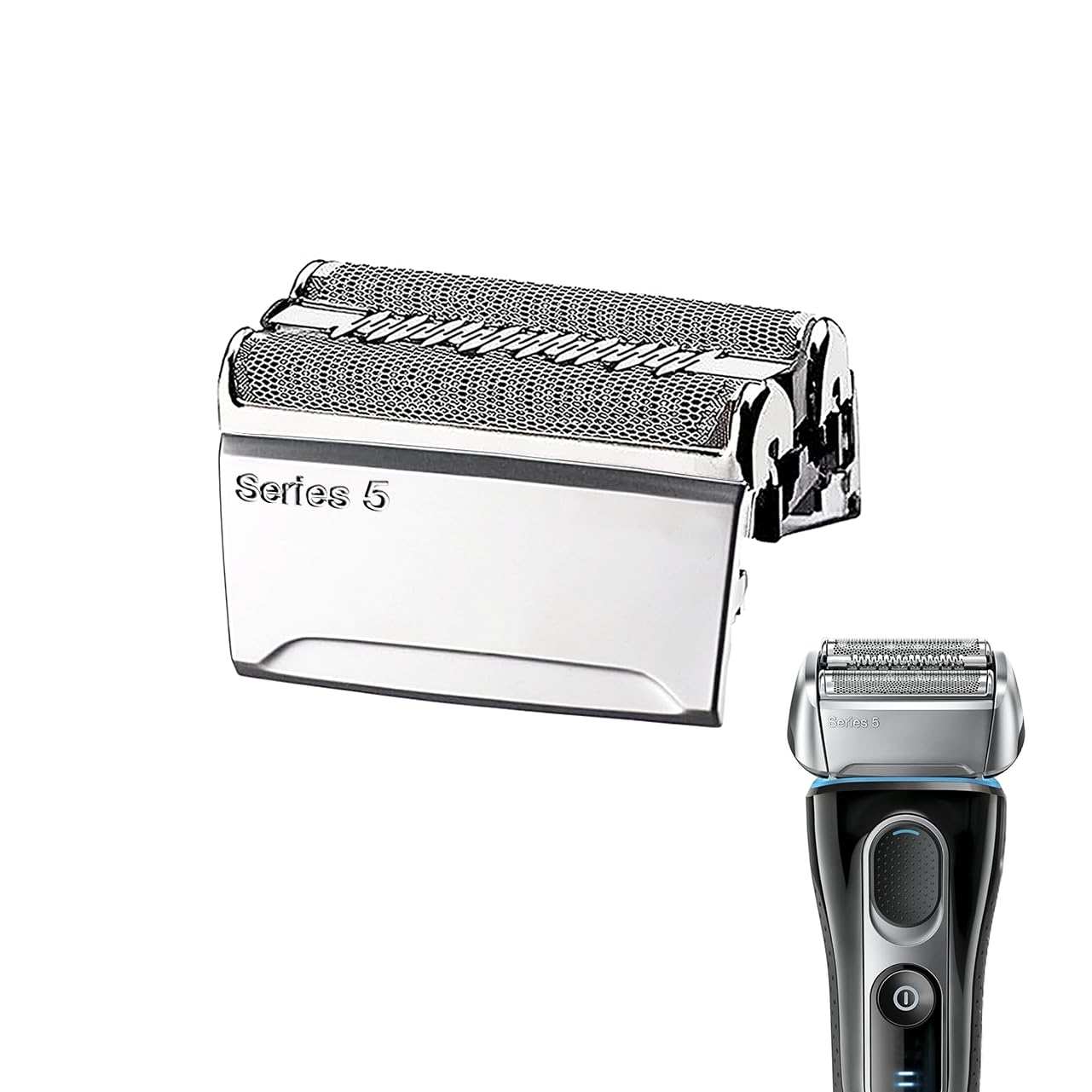 52S Series 5 Electric Shaver Replacement Head Compatible With Braun Series 5 Foil Shaver Replacement Heads 5090/5190Cc, 5040/514