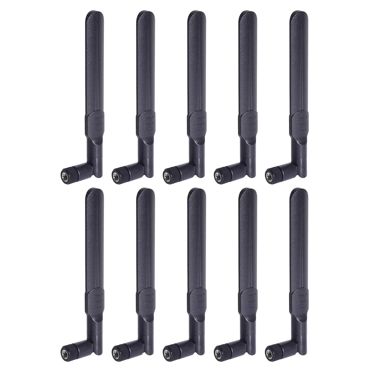 Bingfu 4G Lte Cellular Trail Camera Antenna 8Dbi Rp Sma Male Antenna (10 Pack) Compatible With Spypoint Link Micro Solar Evo Lin