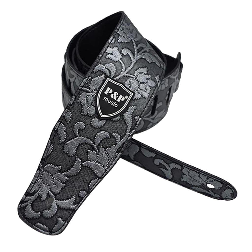 TRENDYNEST Durable PU Leather Strap Belt for Guitar Bass Silver | Musical Instruments & Gear | Guitars & Basses | Parts & Access