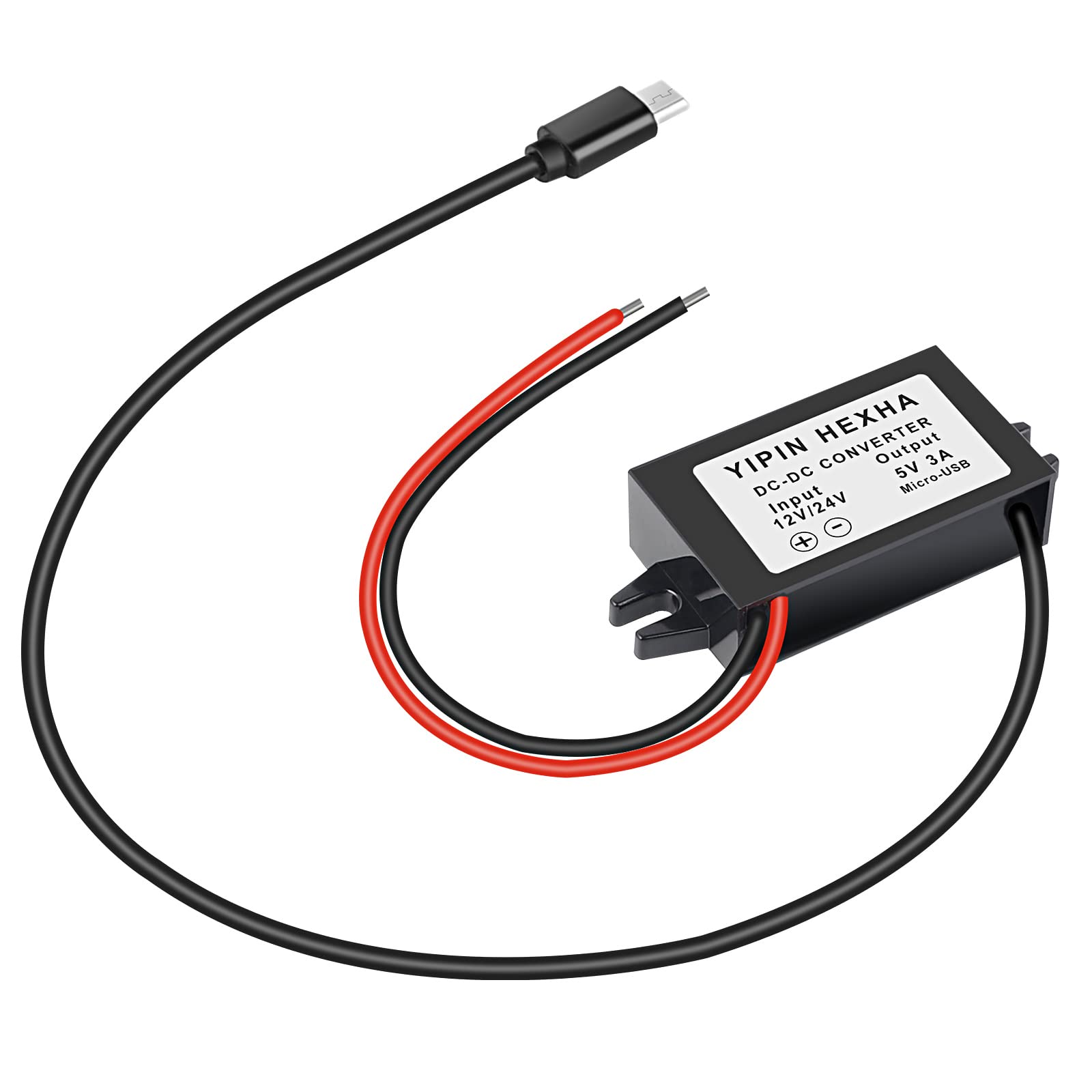 Dc Dc12V 24V To 5V 3A Micro Usb Buck Converter Module Step Down Power Adapter