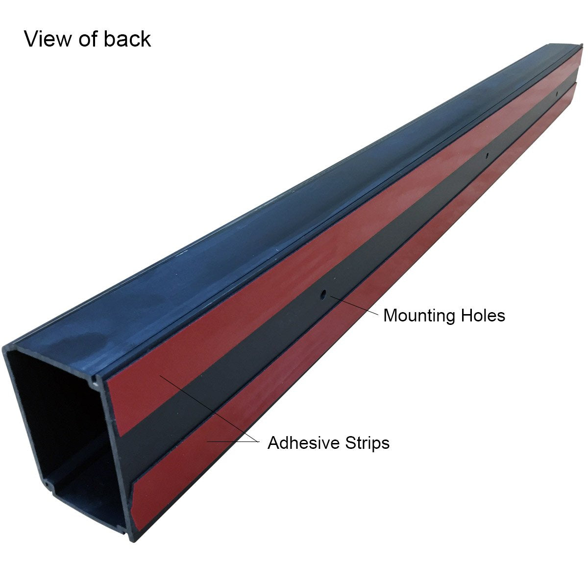 Electriduct Xx Large Latching Cable Raceway   3'' X 2'' Channel Size   1 Stick   3Ft Long   Black