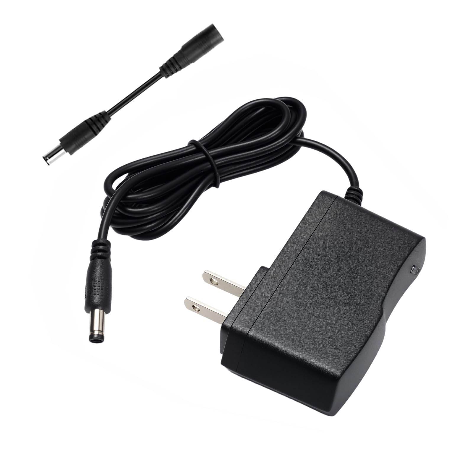 9V 0.5A 500mA DC Power Supply 4.5W AC/DC Adapter 9 Volt 1Amp Cord with 5.5 x 2.5/2.1mm Tip Positive & 5.5 x 2.1mm Reverse Polari