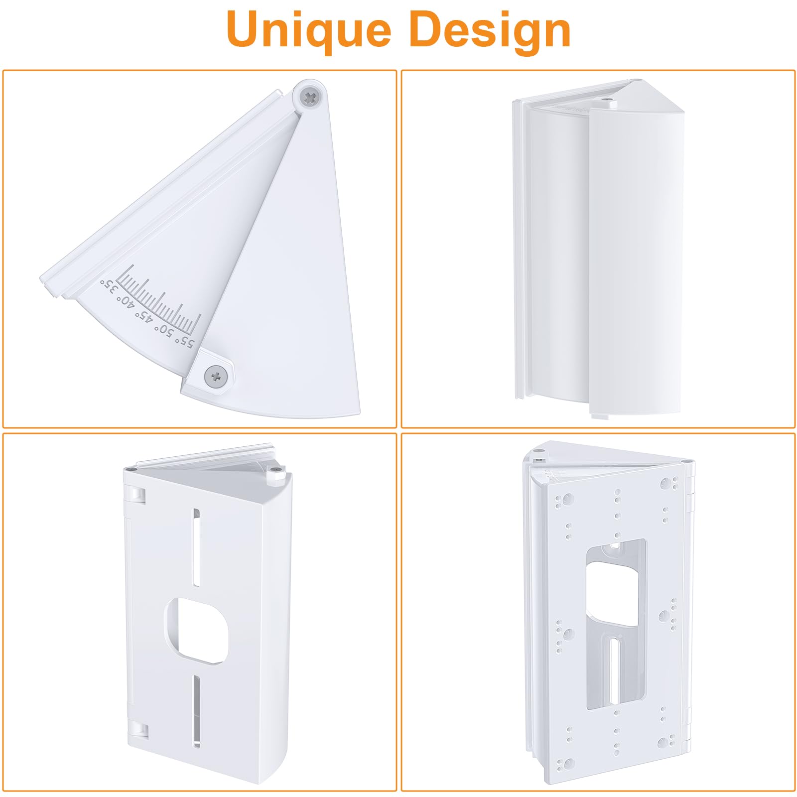 Nanw Adjustable 30 To 55 Degree Doorbell Angle Mount Compatible With Video Doorbell 1/2/3/4/Wired/Pro/(2020 Release), Doorbell C