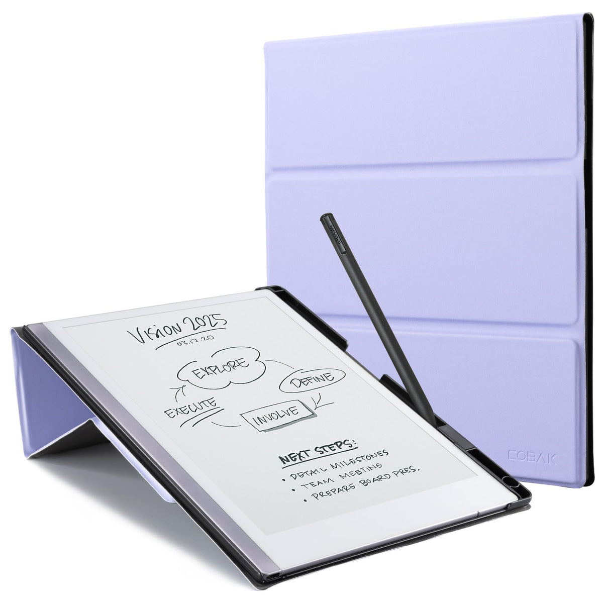Cobak Case For Remarkable 2  With Pen Holder And Multi Angle Foldable Stand Feature  A Remarkable 2 Case With Pen Holder For The