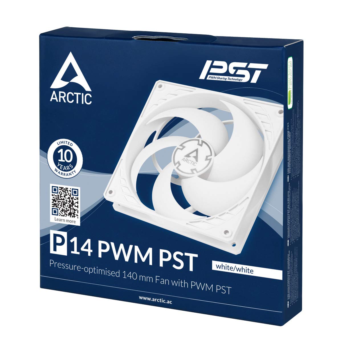 Arctic P14 Pwm Pst   Pc Fan, 140Mm Case Fan With Pwm Sharing Technology (Pst), Pressure Optimised, Quiet Motor, Computer, Fan Sp