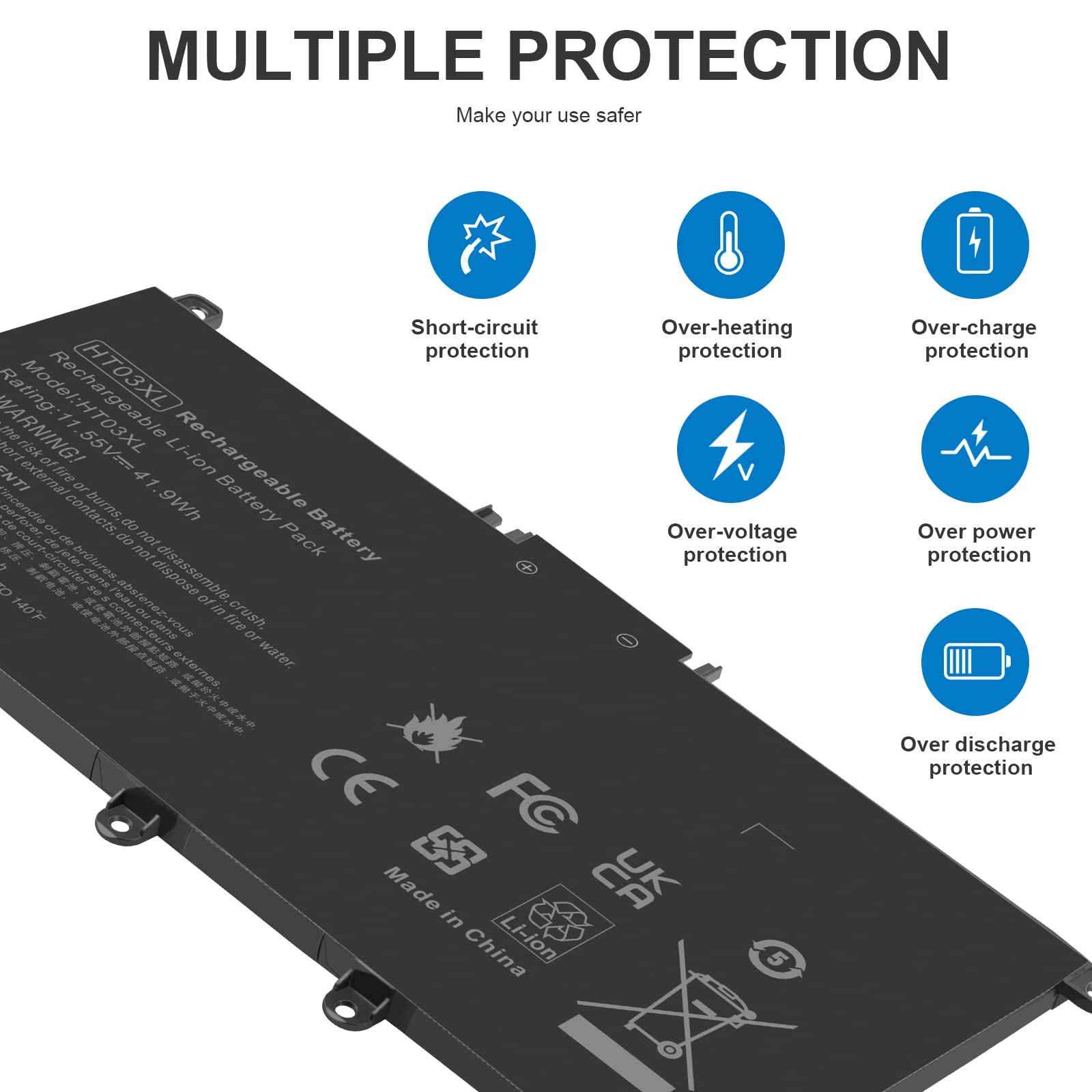 Tree.Nb Ht03Xl L11119 855 Laptop Battery Replacement For Hp Pavilion 14 15 17 15 Cs 15 Da 15 Db 15 Dw Series 15 Cs0053Cl 15 Dw00