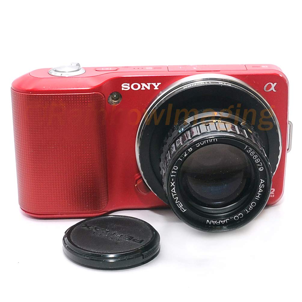 Fotasy Pentax Auto 110 Lens To E-Mount Adapter, P110 E Mount, Compatible With Sony A7 A7R A7S Ii Iii Iv A9 A7C Alpha 1 A6600 A65