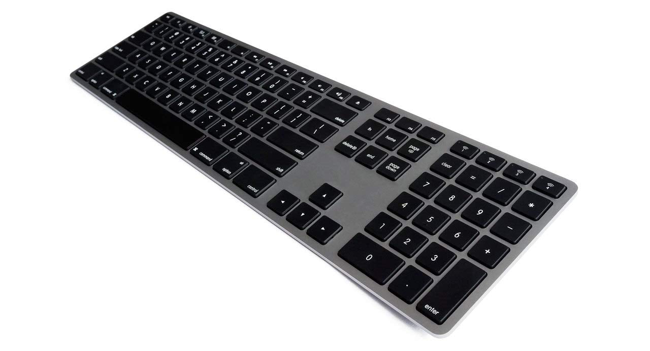 Matias Wireless Aluminum Keyboard Gray
