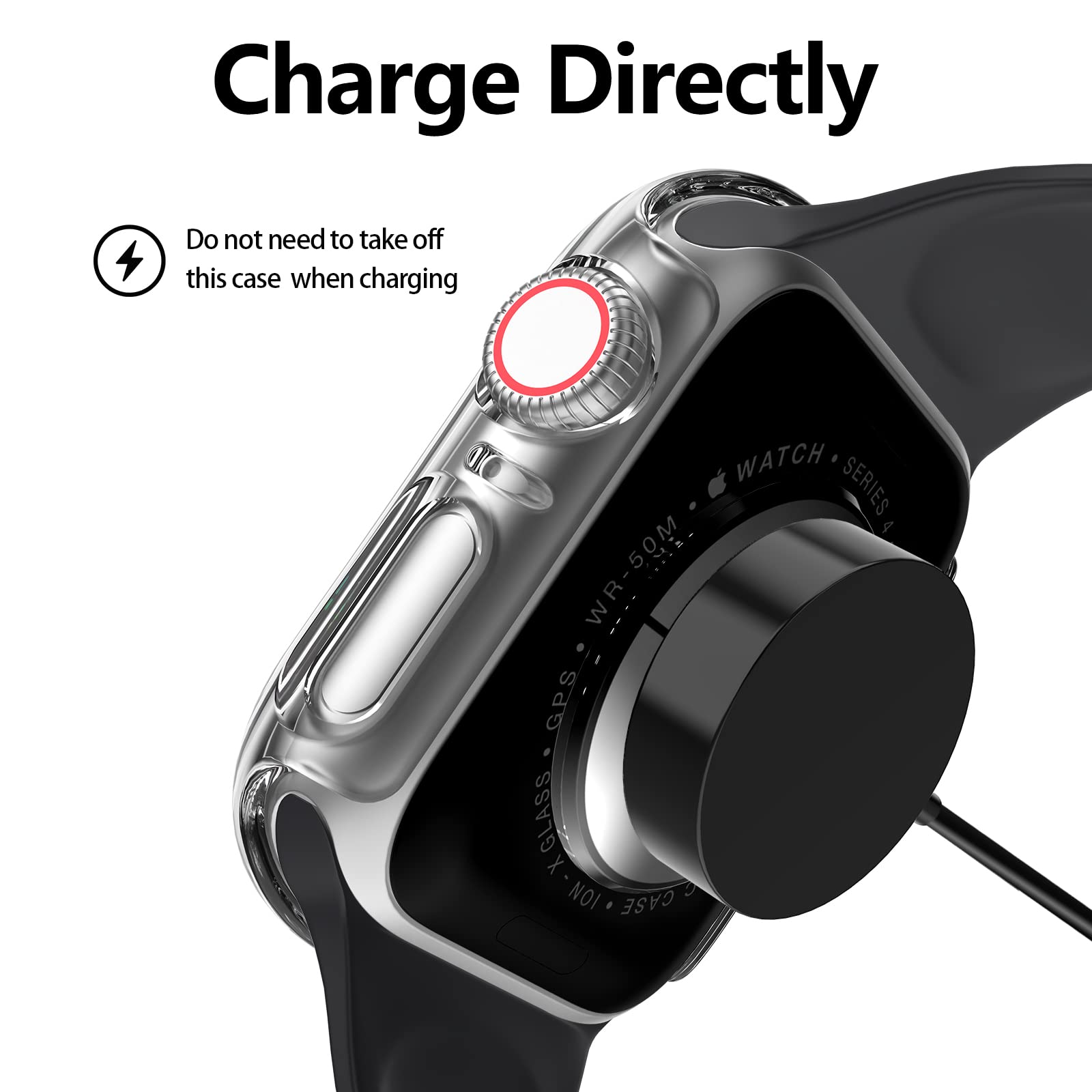 10 Pcs Jomitvp Hard Pc Case Compatible For Apple Watch Series 3/2/1 42Mm With Tempered Glass Screen Protector, All Around Protec